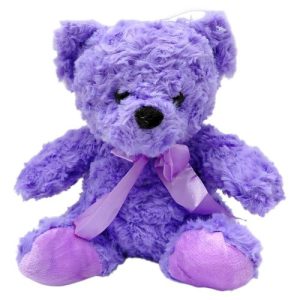 МʼЯКА ІГРАШКА КОЛЬОРОВИЙ ВЕДМЕДИК 20 СМ (ФІОЛЕТОВИЙ)