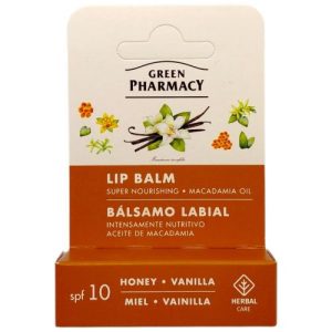 Бальзам для губ "Green Pharmacy" 3,6г суперживлення, мед і ваніль