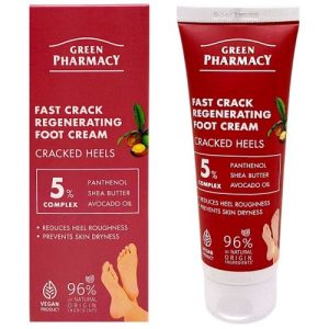 Крем-гель для ніг "Green Pharmacy" 75 мл, регенеруючий, швидкодіючий проти тріщин