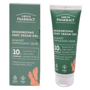 Крем-гель для ніг "Green Pharmacy" 75 мл, дезодоруючий, проти неприємного запаху