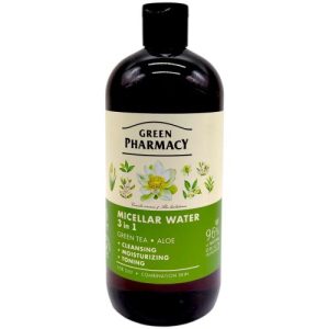 Міцелярна вода 3в1, зелений чай та алое, 500 мл