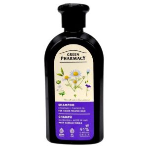 Шампунь "Green Pharmacy, ромашка/льняна олія" для фарбованого волосся (350 мл)