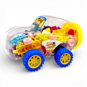 Конструктор "Машинка" 128 дет (22,2*15,5*13) см