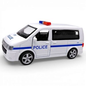 Машина "Поліція" металева інерційна, озвучена зі світлом