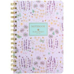 Блокнот на спіралі тв. об., А5, 80 арк,кл,TR,Morning Dew 2