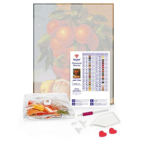 Алмазна мозаїка "Фіолетовий танок" 40х50 см