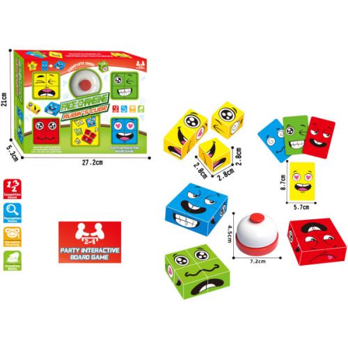 Настільна гра "Емоції. Смайлики" (2-4 гравці)