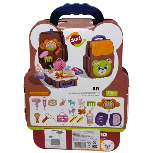 Ігровий набір «Зоомагазин у валізі», 20 дет.