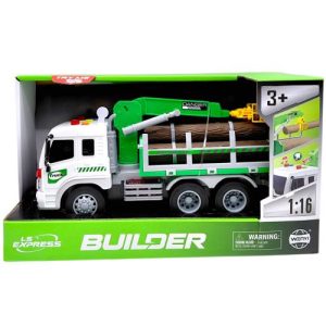 Фрикційна вантажна машинка з навантажувачем і дровами