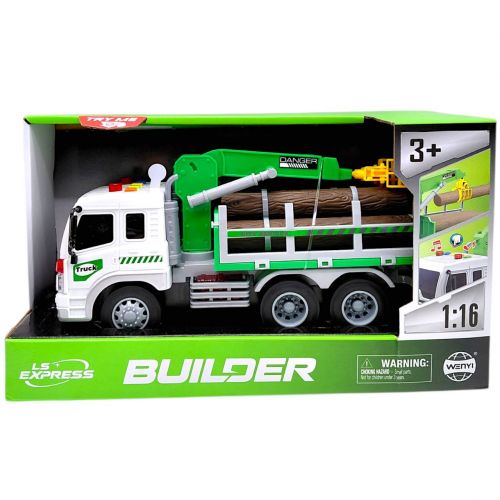 Фрикційна вантажна машинка з навантажувачем і дровами