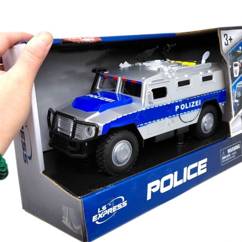 Поліцейський джип з фрикційним механізмом