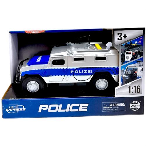 Поліцейський джип з фрикційним механізмом