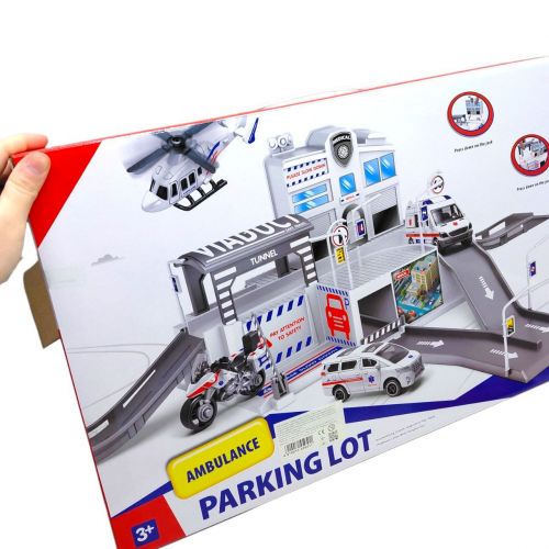 Набір "Автопаркінг з машинами швидкої допомоги"
