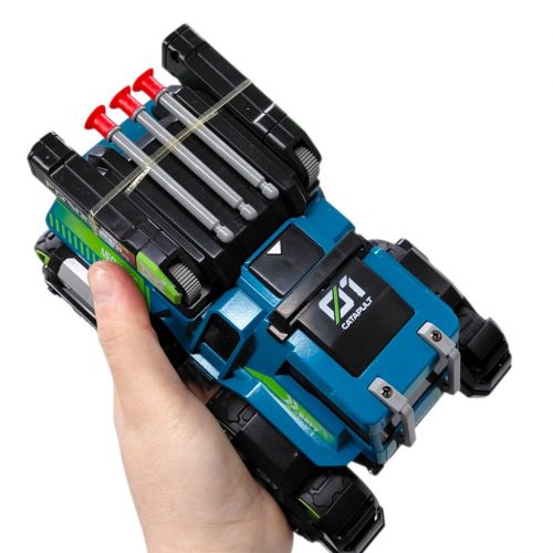 Інерційна металева машинка 3 в 1 з катапультою