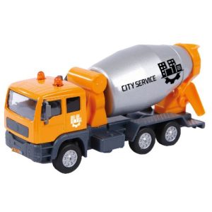 Машинка з металевими елементами "БЕТОНОЗМІШУВАЧ" (світло, звук)