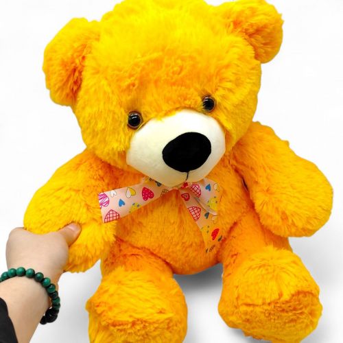 Мʼяка іграшка "Ведмедик Тедді" 60 см (ПОМАРАНЧЕВИЙ)