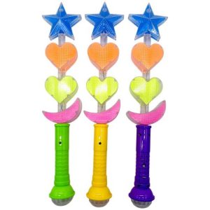 Паличка "Зірка два серця місяць" з 3D проекцією (мікс)