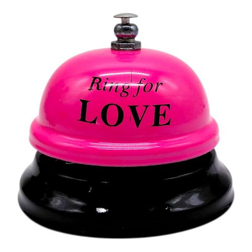 Дзвіночок настільний LOVE (РОЖЕВИЙ)