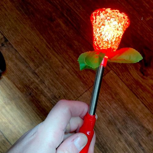 Паличка світяшка, святкова (мікс видів: сердечко, квітка, зірочка) ЗЕЛЕНА