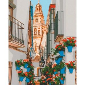 Картина за номерами "Сонячна Іспанія" 40х50 см