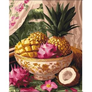 Картина за номерами "Тропічні дари" 40х50 см