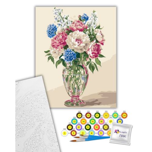 Картина за номерами "Букет польових квітів" 40х50 см