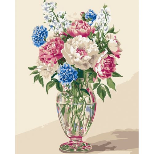 Картина за номерами "Букет польових квітів" 40х50 см