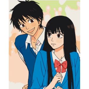 Картина за номерами "Аніме. Достукатися до тебе" 40х50 см