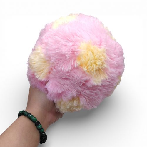 МʼЯКА ІГРАШКА-ПОДУШКА МʼЯЧИК (М) 0171 УКРАЇНА (РОЖЕВИЙ)