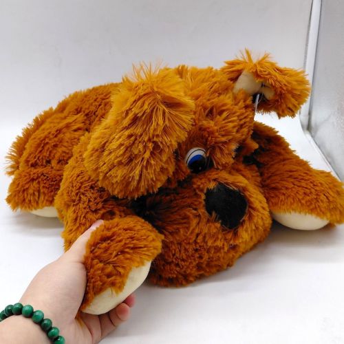 Мʼяка іграшка "Песик Тімон", 38 см (КОРИЧНЕВИЙ)