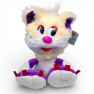 Мʼяка іграшка "Коротишка кіт", 14х20х24 (ФІОЛЕТОВИЙ)