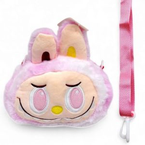 Мяка іграшка-сумочка "LABUBU/ЛАБУБУ" (РОЖЕВИЙ)