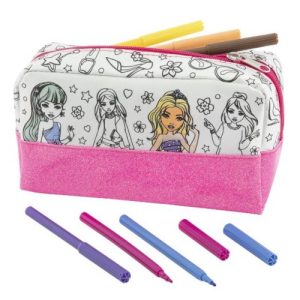 Пенал-розмальовка з фломастерами