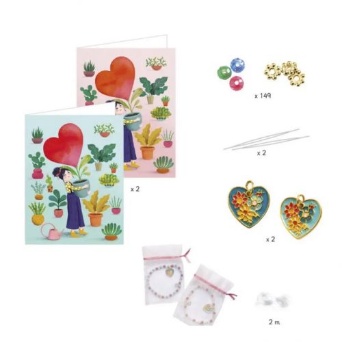 Набір для виготовлення браслетів дружби "Серця"