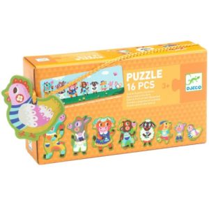 Дуо-пазл "Великі та малі на фермі"