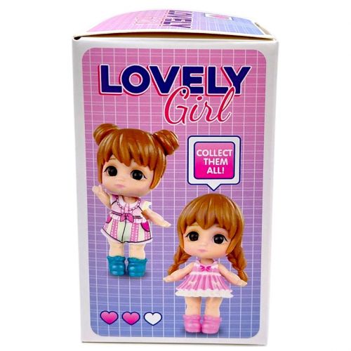Лялька-сюрприз Lovely Girl, 7 см, імітація скляних очей, аксесуари (мікс видів)