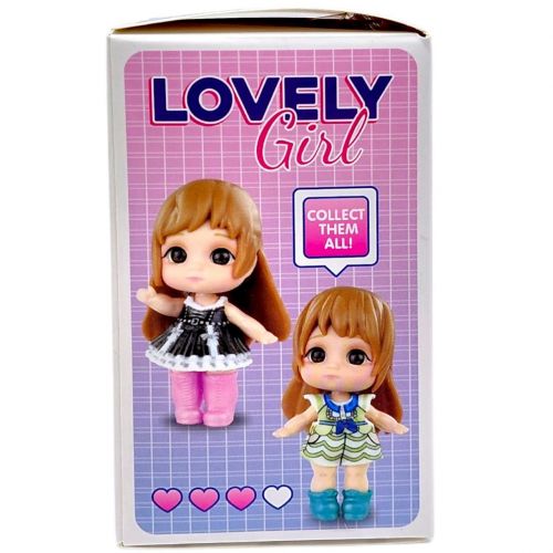 Лялька-сюрприз Lovely Girl, 7 см, імітація скляних очей, аксесуари (мікс видів)