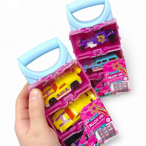 Набір машин (3 шт) металопластик (мікс видів)