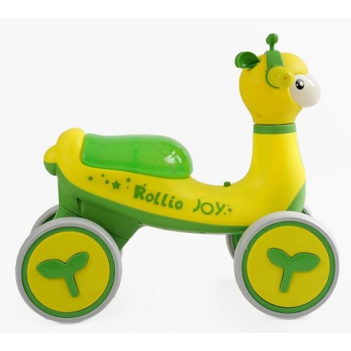 Велобіг JOY 4-х колісний (колеса PU, рама пластик, УКРАЇНСЬКЕ ОЗВУЧУВАННЯ та підсвічування) в коробці