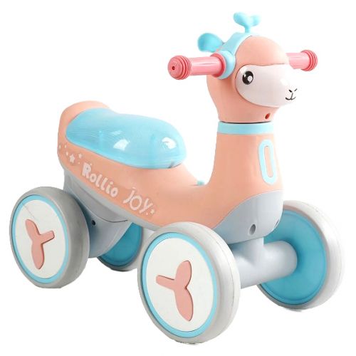 Велобіг JOY 4-х колісний (колеса PU, рама сталь/пластик, УКРАЇНСЬКЕ ОЗВУЧУВАННЯ та підсвічування, в коробці)