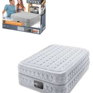 Велюровий матрац (152х203х51см), вбудований електронасос, двоспальний