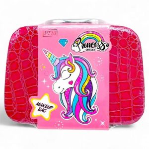 Набір аксесуарів у валізі: парфуми+годинник "Принцеса Єдиноріг" (ЧЕРВОНИЙ)