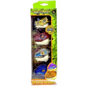 Набір машин Динозаврики, 4 машинки, інерція, в коробці (ВИД 2)