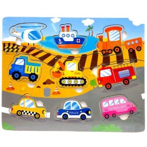 Вкладиші деревʼяні, 22,5х18 см (ТРАНСПОРТ)