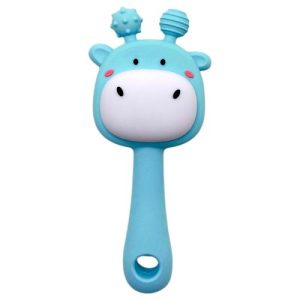 Силіконовий прорізувач-брязкальце Жираф (МʼЯТНИЙ)