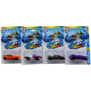 Машина металева, змінює колір, на блістері (6 видів) р.16,5x10,8x3,5 см