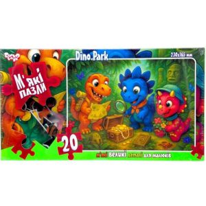 МʼЯКІ ПАЗЛИ 20 ЕЛЕМЕНТІВ (ДИНО-МАНДРІВНИКИ)