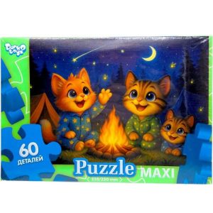 МАКСІ ПАЗЛИ 60 ЕЛЕМЕНТІВ (БІЛЯ ВОГНИЩА)