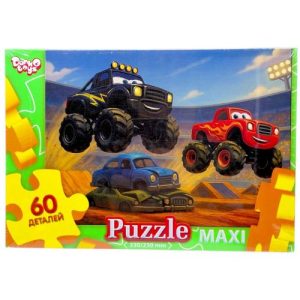 МАКСІ ПАЗЛИ на 60 ЕЛЕМЕНТІВ (МОНСТР-ТРАКИ)