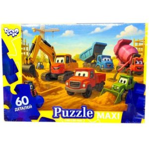 МАКСІ ПАЗЛИ на 60 ЕЛЕМЕНТІВ (будмайданчик)